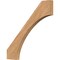 Ekena Millwork 3 1/2"W x 40"D x 40"H Westlake Smooth Knee Brace, Western Red Cedar BRC04X40X40WTL00SWR - alternate 1